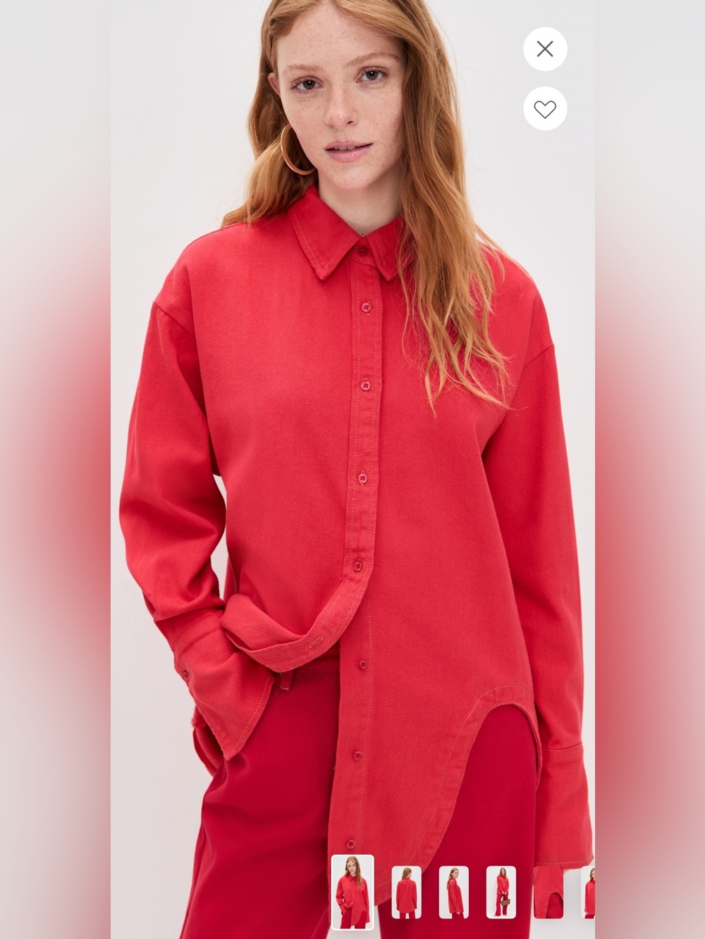 NWT Lioness Off Duty Denim Shirt